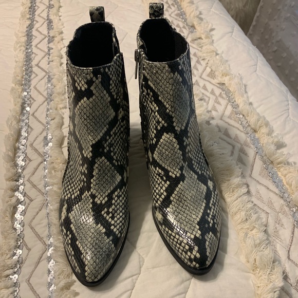 Sam Edelman Snakeskin Booties - Picture 4 of 5